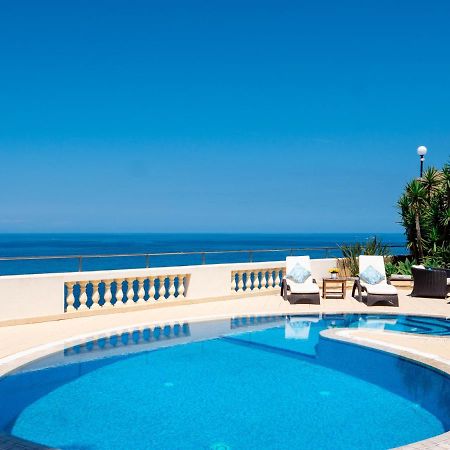 מליאהה Villa Palma - Sunset Sea Views With Pool, Jacuzzi, Sauna And Games Room מראה חיצוני תמונה
